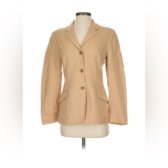 Piazza Sempione Tan Blazer - Picture 1 of 6